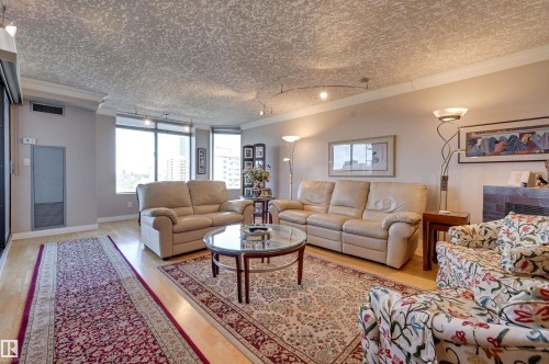 1102 11503 100 Avenue, Edmonton, AB - Indoor Photo Showing Living Room