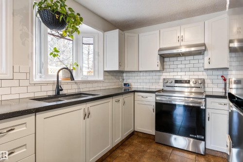 2707 138 Avenue, Edmonton, AB - Indoor Photo Showing Kitchen With Double Sink With Upgraded Kitchen
