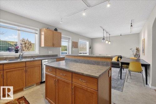 1921 Garnett Way, Edmonton, AB - Indoor Photo Showing Kitchen With Double Sink