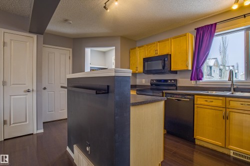 7312 19A Avenue, Edmonton, AB - Indoor Photo Showing Kitchen With Double Sink