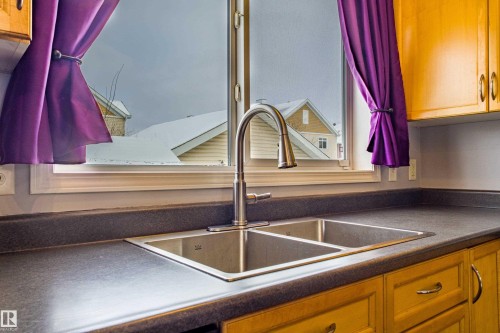 7312 19A Avenue, Edmonton, AB - Indoor Photo Showing Kitchen With Double Sink