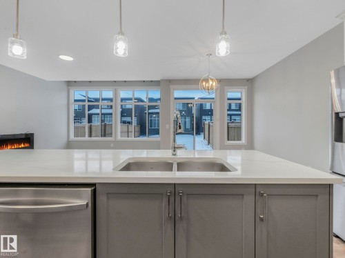 5611 Kootook Place, Edmonton, AB - Indoor With Fireplace