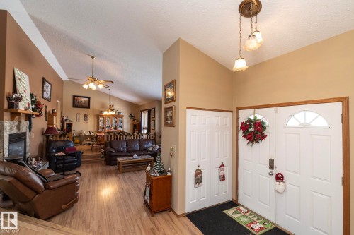 57524 Range Road 270, Rural Westlock County, AB - Indoor With Fireplace