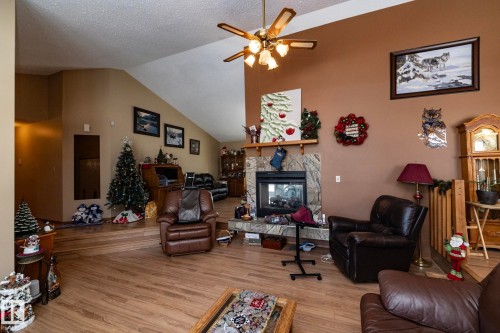 57524 Range Road 270, Rural Westlock County, AB - Indoor Photo Showing Other Room With Fireplace