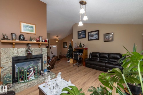 57524 Range Road 270, Rural Westlock County, AB - Indoor Photo Showing Living Room With Fireplace