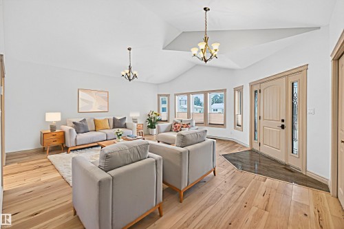 9328 152 Street, Edmonton, AB - Indoor Photo Showing Living Room