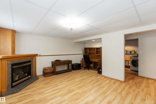 8 53129 Range Road 14, Rural Parkland County, AB - Indoor With Fireplace
