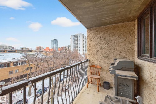 602 9916 113 Street, Edmonton, AB - Outdoor With Balcony With Exterior