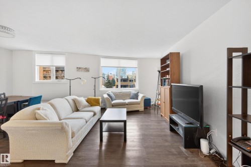 602 9916 113 Street, Edmonton, AB - Indoor Photo Showing Living Room