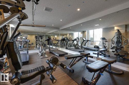 806 10238 103 Street, Edmonton, AB - Indoor Photo Showing Gym Room