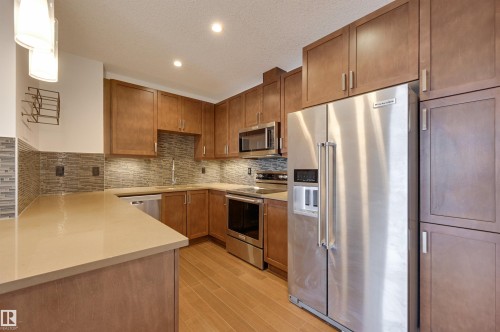 806 10238 103 Street, Edmonton, AB - Indoor Photo Showing Kitchen With Stainless Steel Kitchen With Upgraded Kitchen