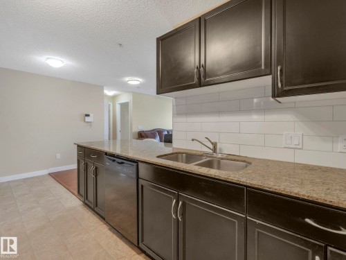 317 12650 142 Avenue, Edmonton, AB - Indoor Photo Showing Kitchen With Double Sink
