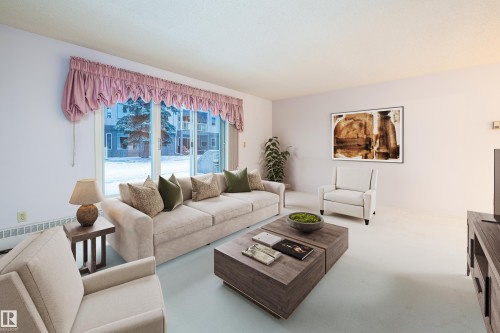 111 10935 21 Avenue, Edmonton, AB - Indoor Photo Showing Living Room