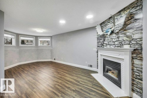 2812 40A Avenue, Edmonton, AB - Indoor With Fireplace