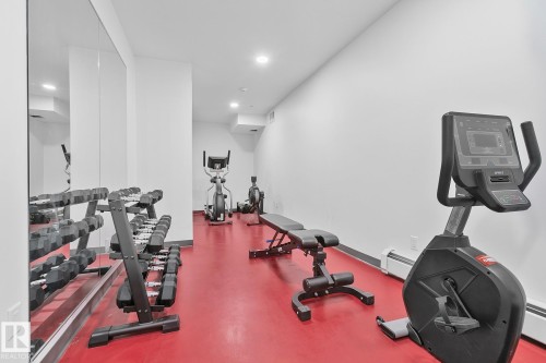 114 9504 182 Street, Edmonton, AB - Indoor Photo Showing Gym Room