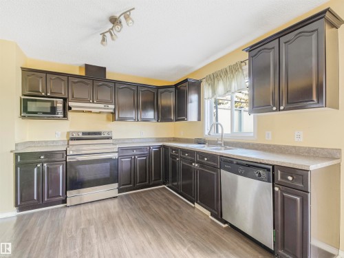 57 3380 28A Avenue, Edmonton, AB - Indoor Photo Showing Kitchen With Double Sink