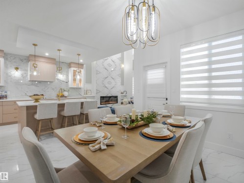 3519 45 Avenue, Beaumont, AB - Indoor Photo Showing Dining Room