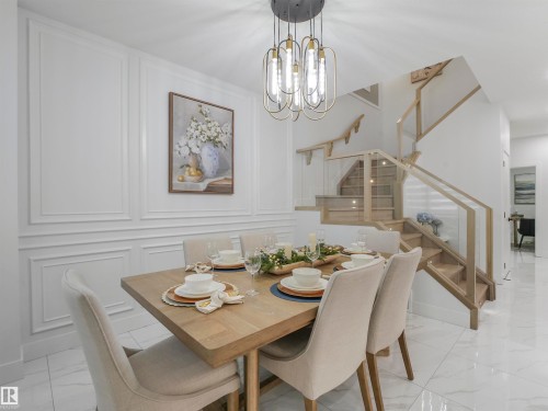 3519 45 Avenue, Beaumont, AB - Indoor Photo Showing Dining Room