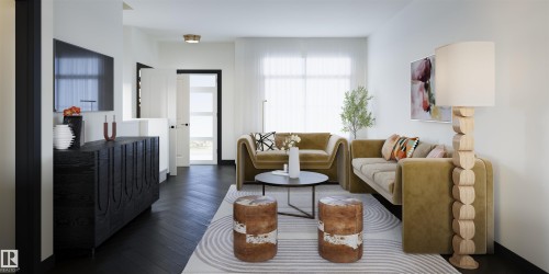 124 Catria Point(E), Sherwood Park, AB - Indoor Photo Showing Living Room