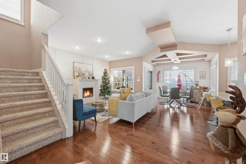 2292 Warry Loop, Edmonton, AB - Indoor With Fireplace