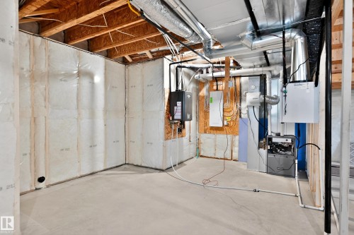 82 Baker Street, Ardrossan, AB - Indoor Photo Showing Basement