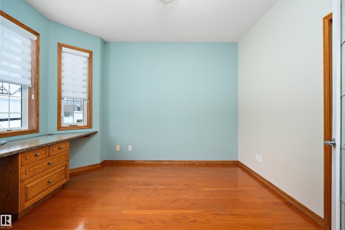Unfurnished room with light wood-style floors and baseboards - 4931 48 Avenue, Onoway, AB - Indoor Photo Showing Other Room