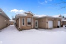 Ranch-style house with stucco siding and an attached garage - 4931 48 Avenue, Onoway, AB  - Outdoor 