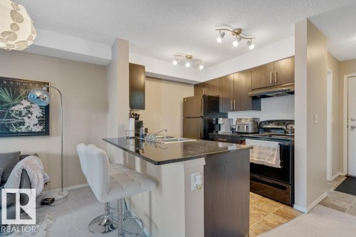 209 530 Watt Boulevard, Edmonton, AB - Indoor Photo Showing Kitchen With Double Sink