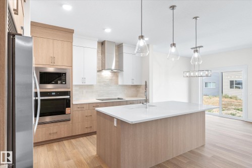 22372 89 Avenue, Edmonton, AB - Indoor Photo Showing Kitchen With Upgraded Kitchen