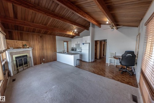 6818 50 Avenue, Rural Lac Ste. Anne County, AB -  Photo Showing Other Room With Fireplace