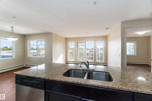 214 12660 142 Avenue, Edmonton, AB - Indoor Photo Showing Kitchen With Double Sink