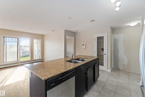 214 12660 142 Avenue, Edmonton, AB - Indoor Photo Showing Kitchen With Double Sink