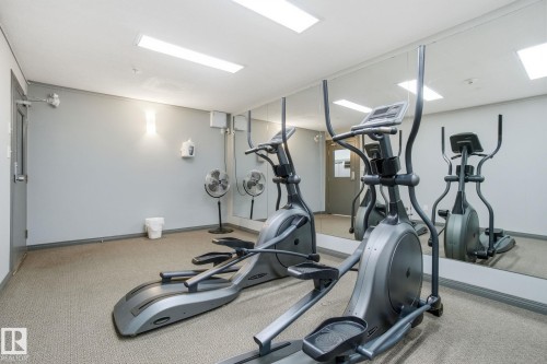 219 309 Clareview Station Drive, Edmonton, AB - Indoor Photo Showing Gym Room