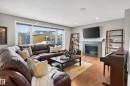 21711 85 Avenue, Edmonton, AB  - Indoor Photo Showing Living Room With Fireplace 