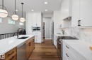 15 Newbury Circle, Sherwood Park, AB  - Indoor Photo Showing Kitchen With Double Sink With Upgraded Kitchen 