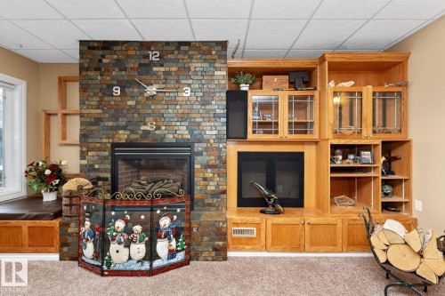 3211 62 Street, Beaumont, AB - Indoor With Fireplace