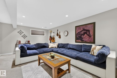 465 Riverpark, Fort Saskatchewan, AB - Indoor Photo Showing Living Room