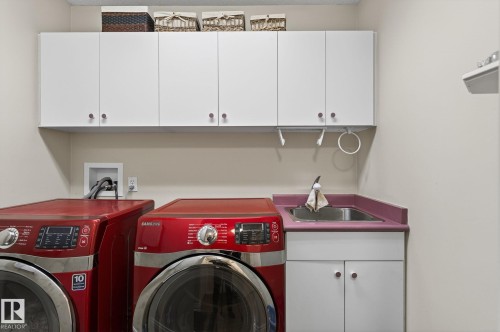 465 Riverpark, Fort Saskatchewan, AB - Indoor Photo Showing Laundry Room