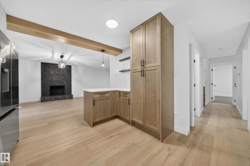 11147 36A Avenue, Edmonton, AB - Indoor Photo Showing Other Room With Fireplace