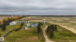 Aerial view of property's location with rural landscape - 