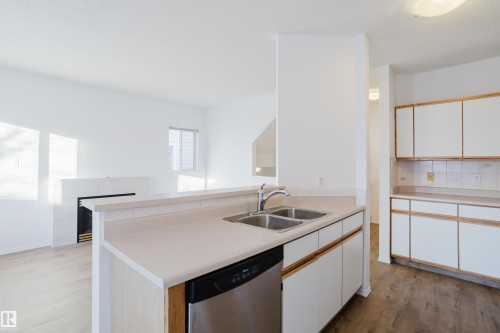 57 843 Youville Drive W, Edmonton, AB - Indoor Photo Showing Kitchen With Double Sink