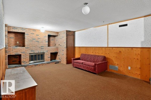 12224 55 Street Nw, Edmonton, AB - Indoor With Fireplace