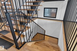 Stairs with wood finished floors - 