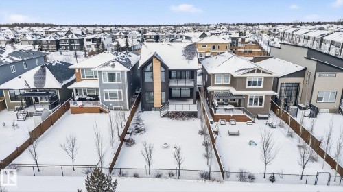 Aerial view of residential area - 104 Edgewater Circle, Leduc, AB - Outdoor With Facade