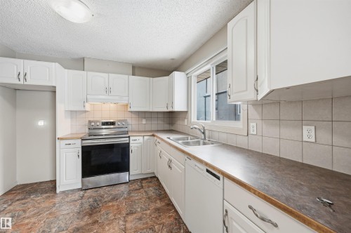 2007 49A Street, Edmonton, AB - Indoor Photo Showing Kitchen With Double Sink
