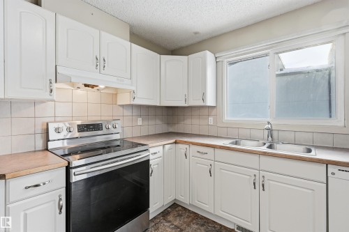 2007 49A Street, Edmonton, AB - Indoor Photo Showing Kitchen With Double Sink