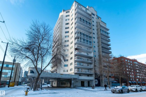 1105 10130 114 Street, Edmonton, AB - Outdoor With Balcony With Facade