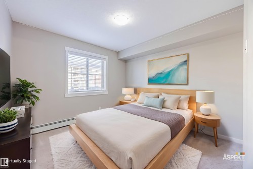202 5816 Mullen Place, Edmonton, AB - Indoor Photo Showing Bedroom