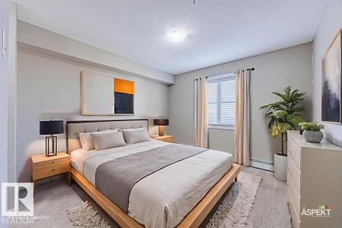 202 5816 Mullen Place, Edmonton, AB - Indoor Photo Showing Bedroom