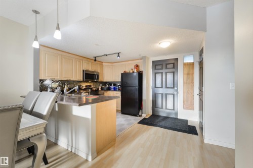 307 6315 135 Avenue, Edmonton, AB - Indoor Photo Showing Kitchen With Double Sink